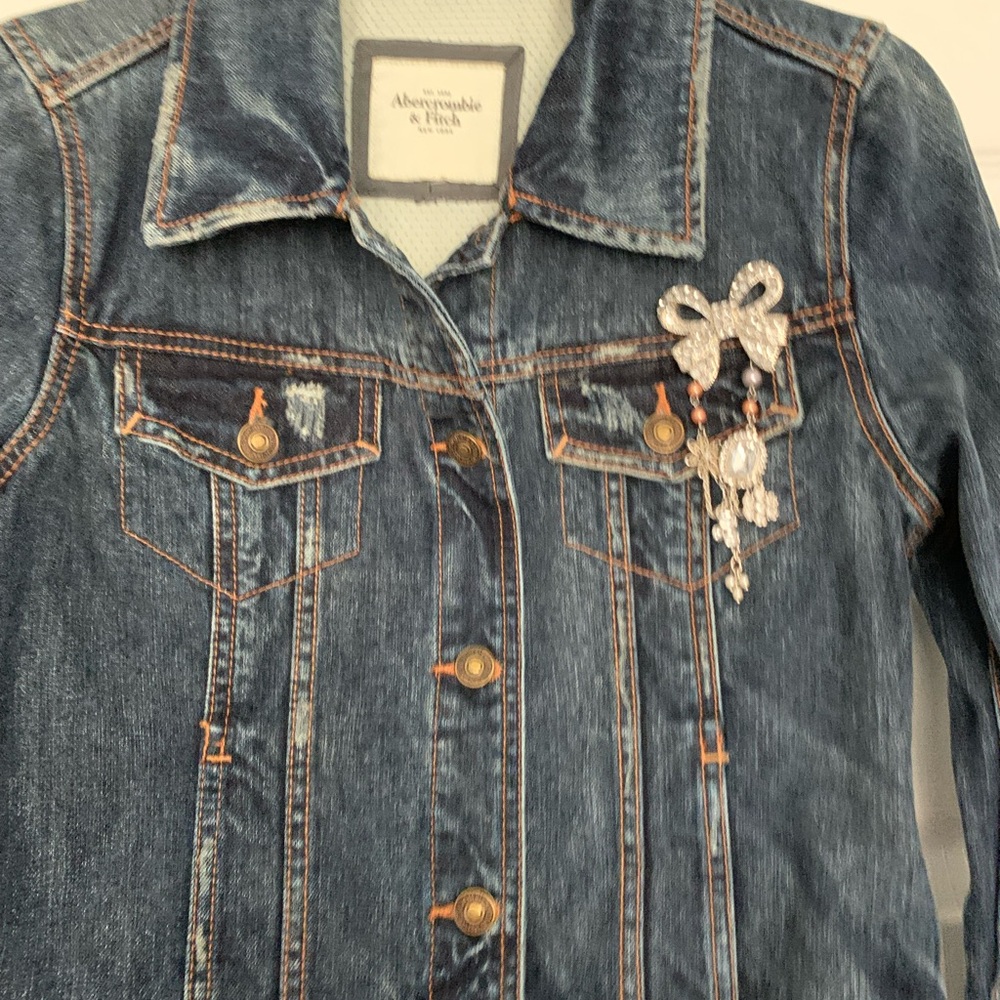 NWOT Vintage Abercrombie & Fitch Denim Jacket